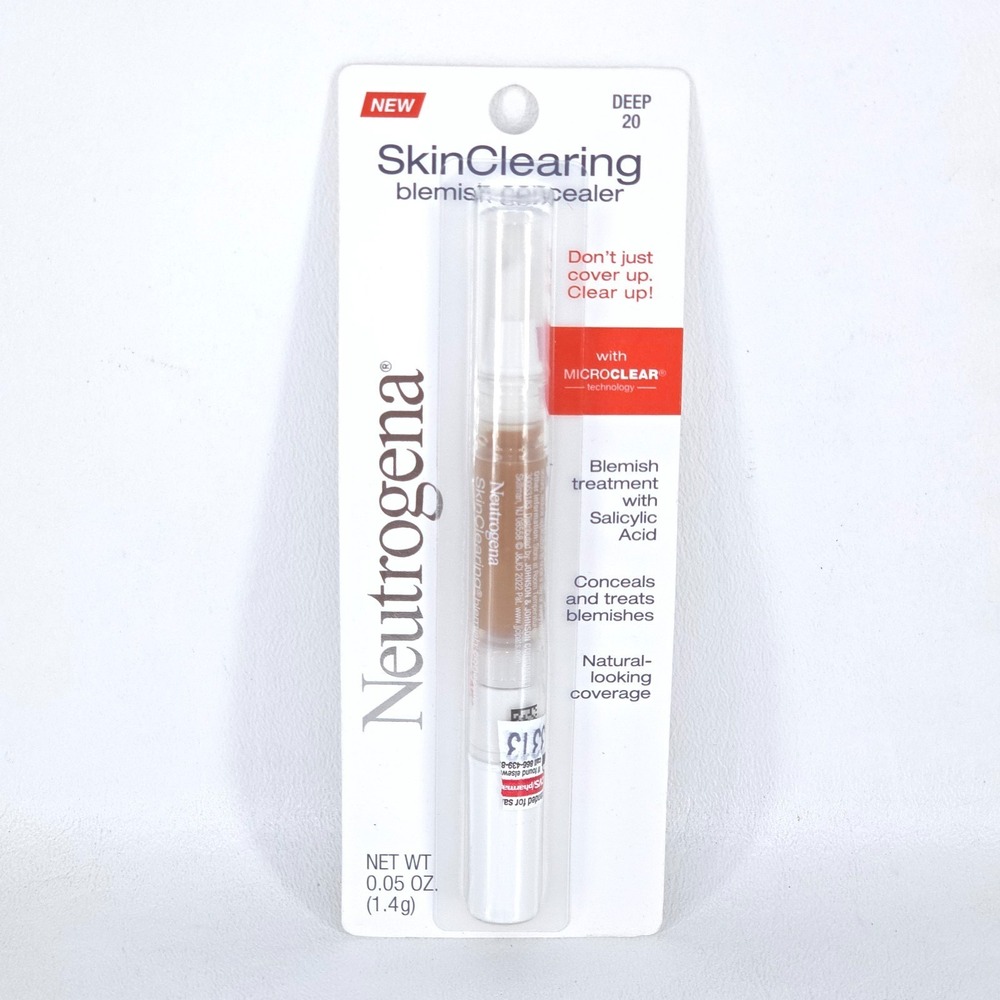 Neutrogena SkinClearing Blemish Concealer DEEP 20 Salicylic Acid 02/27 Deadstock
